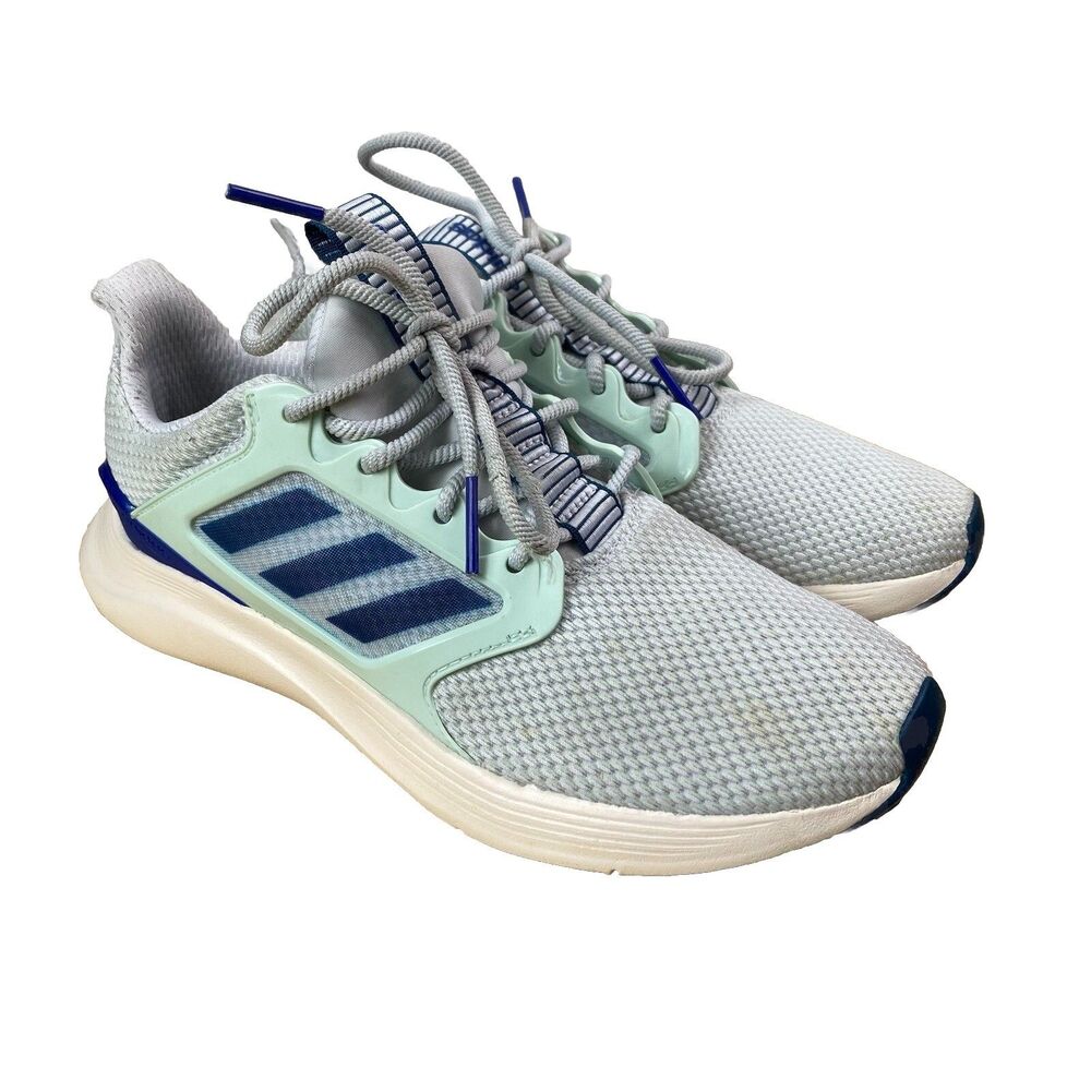 Adidas Energyfalcon X Gray Blue Womens 7.5 Running Shoes Comfort Cloud Walking